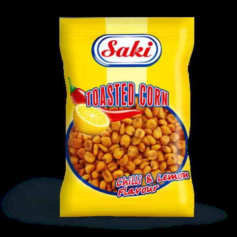 Saki Toasted Corn Chilly Lemon 140g