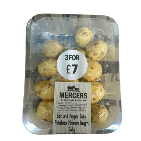 Salt & Pepper Baby Potatoes Minimum Weight 344g