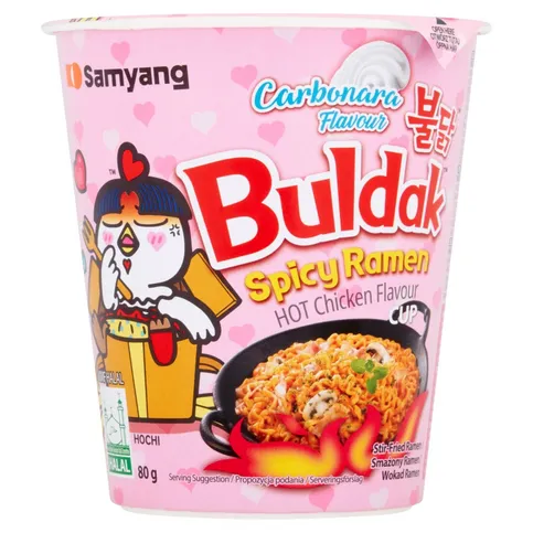 SAMYANG BULDAK SPICY RAMEN CARBONARA CUP 80G