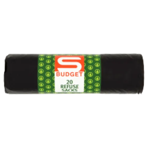 SPAR BUDGET REFUSE SACKS 20S