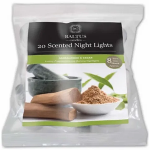 Baltus Night Light S/wod & Ced 20 PACK