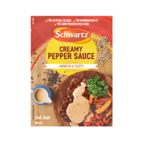 Schwartz Creamy Pepper Mild Pour Over Sauce 25g