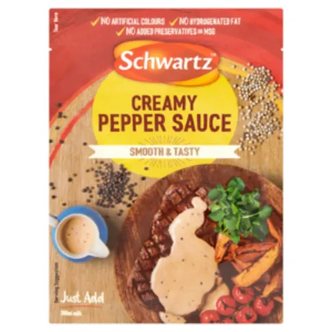 Schwartz Creamy Pepper Sauce 25g - Groceries