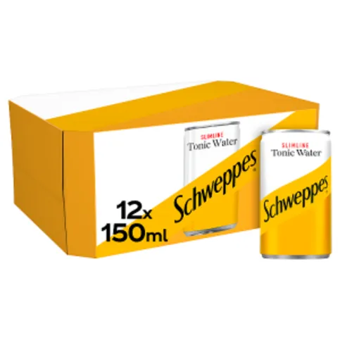 12x150ml Schweppes Tonic Slimline 12x150ml