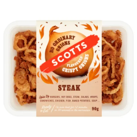 Scotts Steak Flavoured Crispy Onions 90g