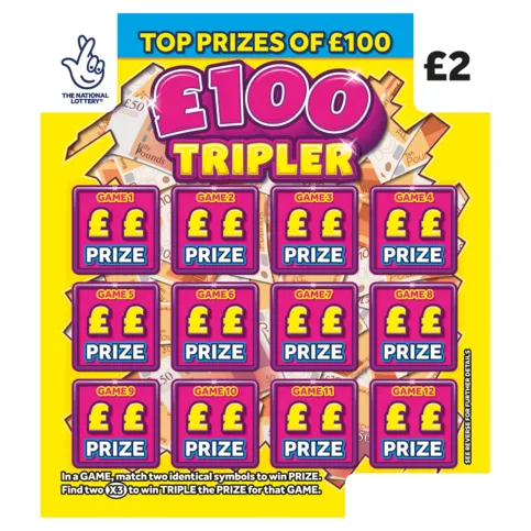 SCRATCHCARD: £100 TRIPLER £2