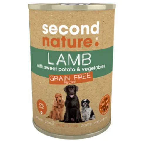 Second Nature Tin Lamb & Sweet Potato 395g
