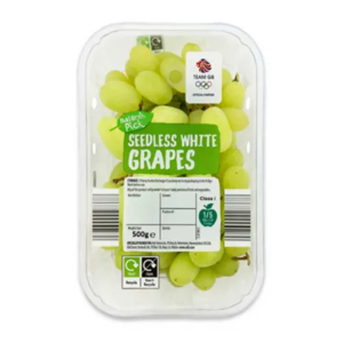 Seedless White Grapes 500g