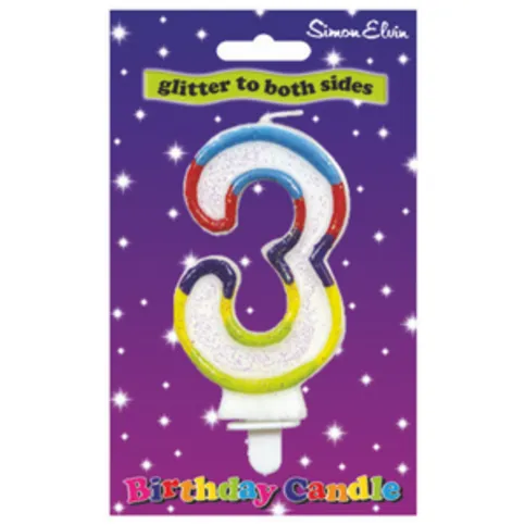 Simon Elvin Candle Age 3