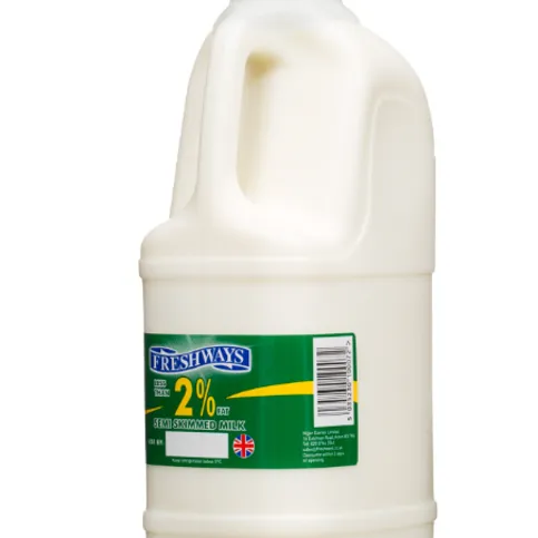 SEMI-SKIMMED MILK GREEN 2Ltr (4 Pint)