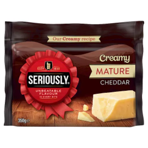 Seriously Creamy Mature White Cheddar 350g
