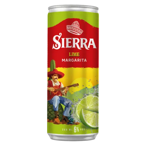 Sierra Tequila Lime Can 250ml