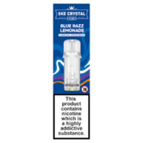SKE Crystal Plus Blue Razz Lemonade Pods
