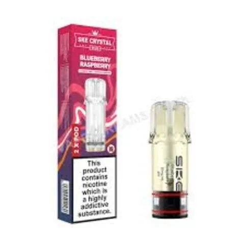SKE Crystal Bar Refill Pod - Strawberry Raspberry 20mg