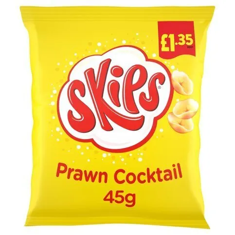 SKIPS PRAWN COCKTAIL PM£1.35 45G