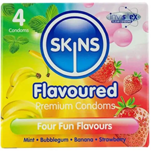 Skins Flavoured Condoms 4 Pack