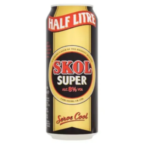 Skol Super Lager Beer 500ml