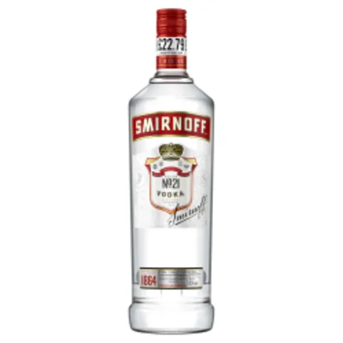 SMIRNOFF RED VODKA 1LTR PM£24.39