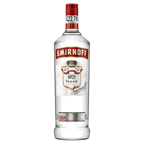 Smirnoff No. 21 Vodka 37.5% vol 1L