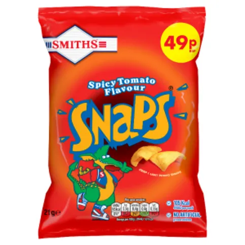 Smiths Snaps Spicy Tomato Snacks 21g