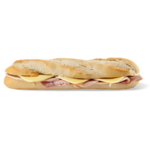 Smkd Ham Jarlsberg Chse Baguette EACH