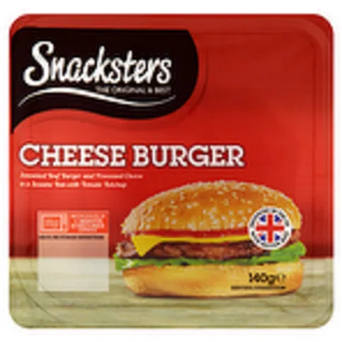 Snacksters Cheese Burger 140g