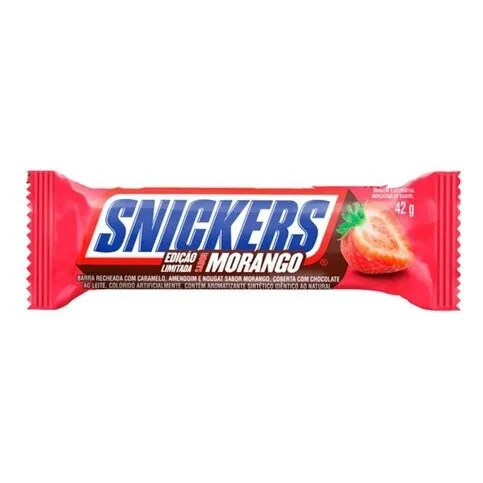 Snickers Morango Strawberry Bar 42g