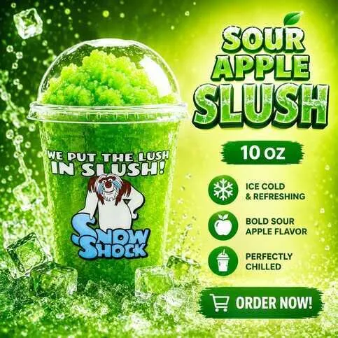 Snow Shock  Sour Apple 295ml