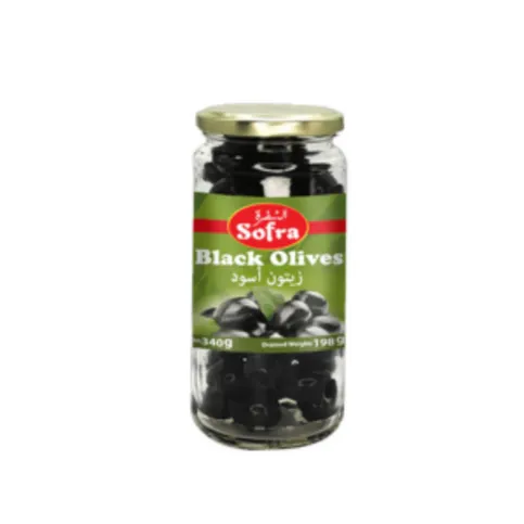 Sofra Sliced Black Olives 330g