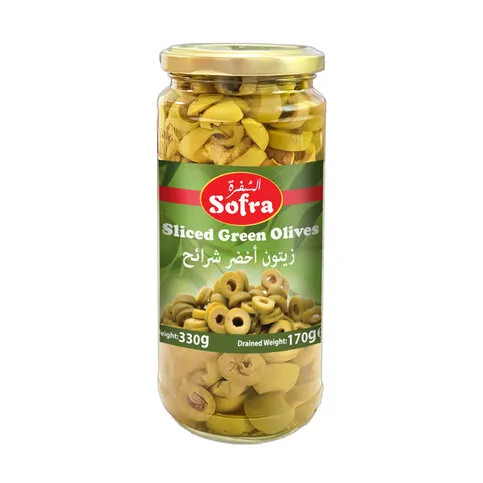 Sofra Sliced Green Olives 330g