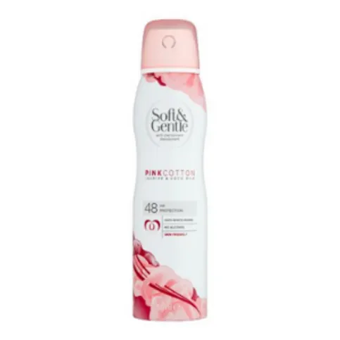 Soft & Gentle 48hr Protection Anti-Perspirant Deodorant Pink Cotton Jasmine & Coco Milk 150ml