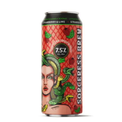 SORCERESS BREW STRAWBERRY LIME 500ml