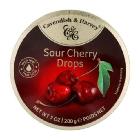Cavendish & Harvey Sour Cherry Drops 200g