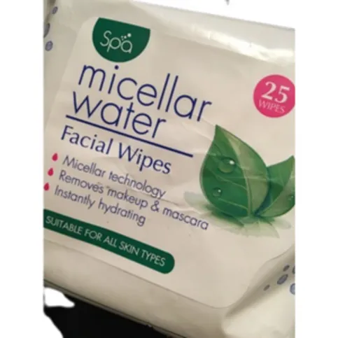 Spa Micellar Water Facial Wipes 25 Wipes