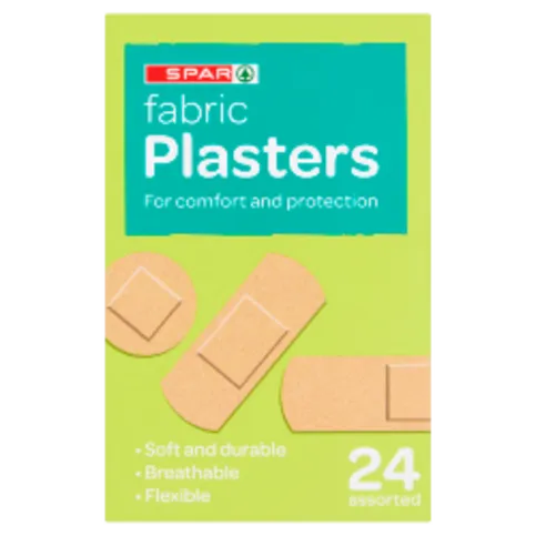 SPAR ASSORTED FABRIC PLASTERS 24S