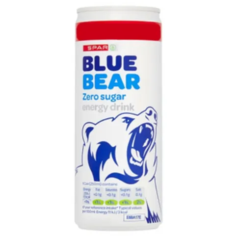 Spar Blue Bear Energy Light 250ml