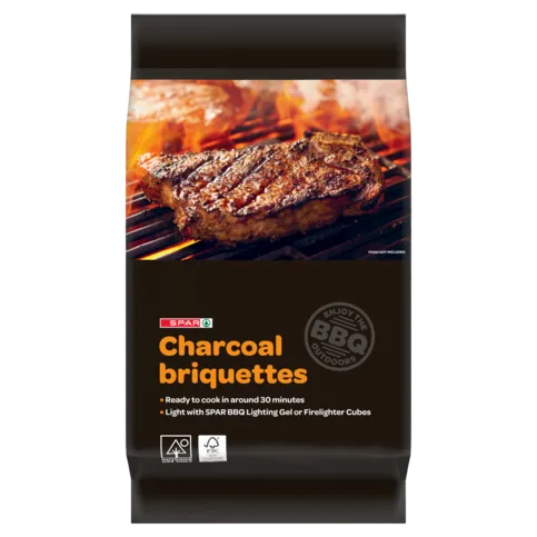 SPAR CHARCOAL BRIQUETTES 4KG