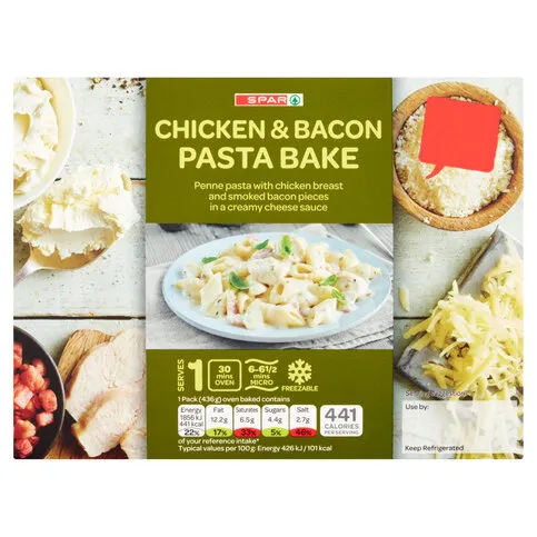 Spar Chicken & Bacon Pasta Bake 400g