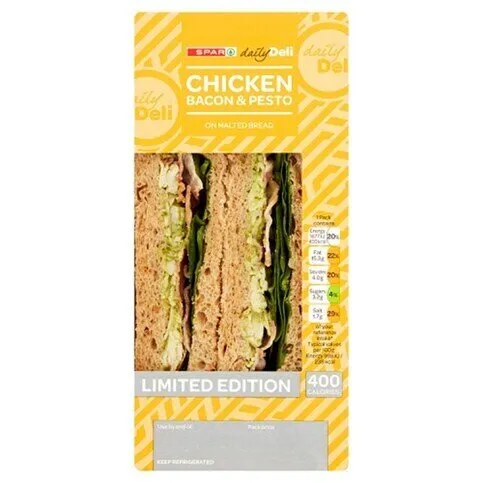 Spar Deep Fill Chicken & Bacon Sandwich