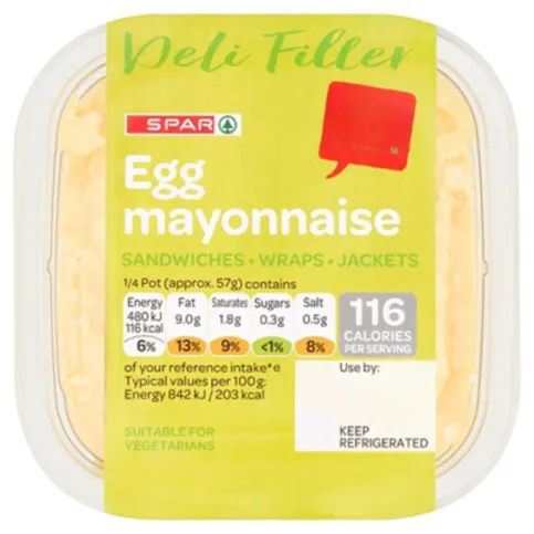 SPAR Deli Filler Egg Mayonnaise 230g