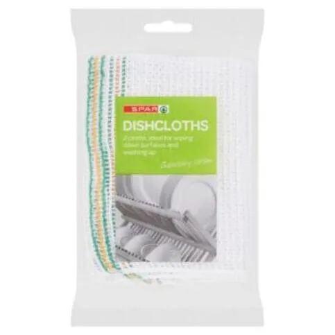 SPAR DISHCLOTHS 2S