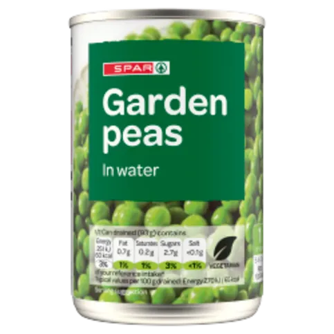 SPAR GARDEN PEAS 300G