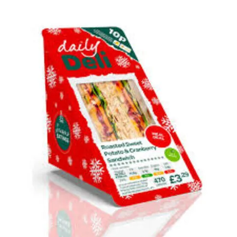 Spar Limited Edition Wensleydale & Cranberry Sandwich