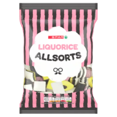 SPAR Liquorice Allsorts 140g