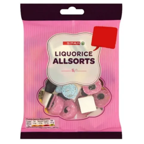 Spar Liquorice Allsorts 180g