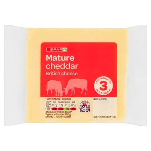Spar Mature Cheddar Cheese Block 200g