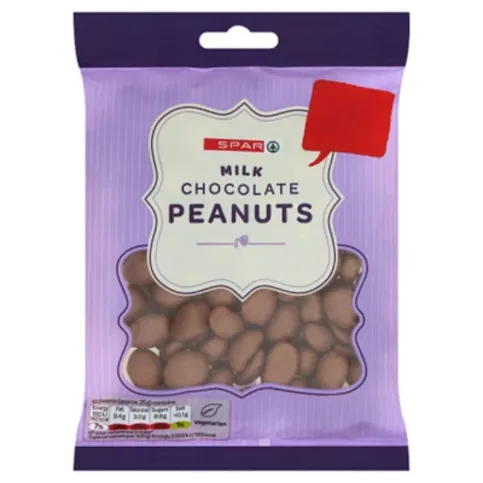 Spar Milk Chocolate Peanuts 160g