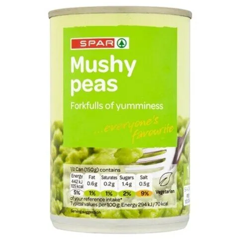 Spar Mushy Peas 300g