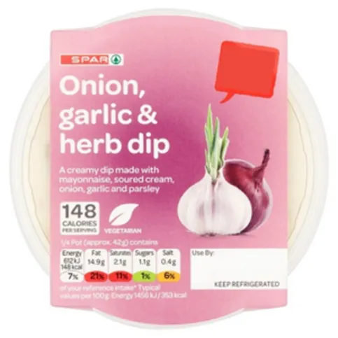 Spar Onion, Garlic & Herb Dip 170g