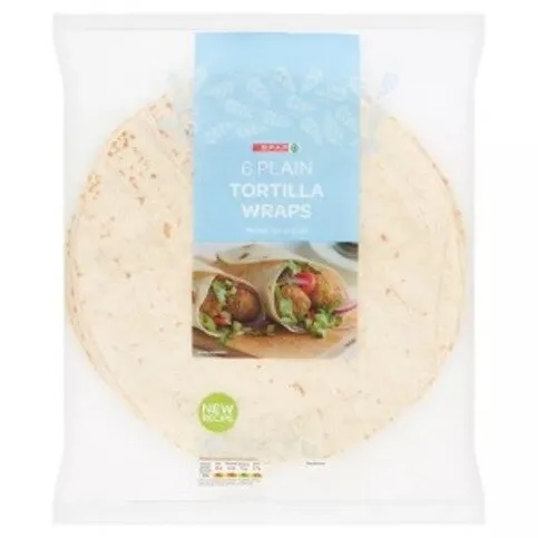 Spar Plain Tortillas 8pk